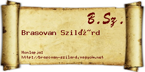 Brasovan Szilárd névjegykártya